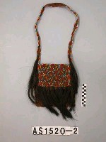 藏品(珠飾獸毛背袋)的圖片